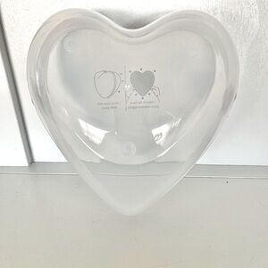 Fill My Heart Container, Clear, 8".